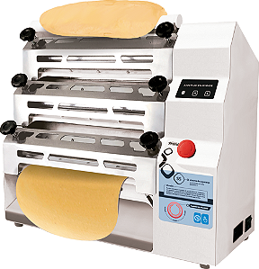 Cilindro 6 rolos Elétrico Pastéis Pão Pizza Massas Em Geral