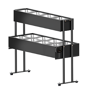 Saladeira Resfriamento Com Gelo-X para Buffet 8 Cubas