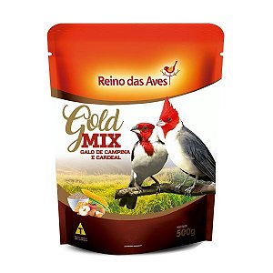 GALO DE CAMPINA E CARDEAL GOLD MIX - 500g