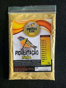 RACÃO PARA SIBITE - PIGMENTAÇÃO