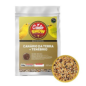 canário da terra com tenebrio 500g