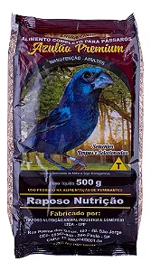 Alimento Completo P/ Azulão Premium Raposo 500g Linha Ouro