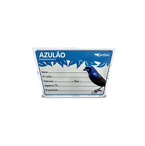 Placa De Identificação Azulão