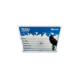 Placa Identificação Tiziu