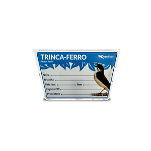 Placa De Identificação Trinca Ferro