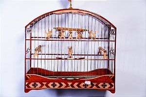 Gaiola super luxo- coleiro