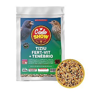 Tiziu super canto ferti-vit com tenebrio 500g