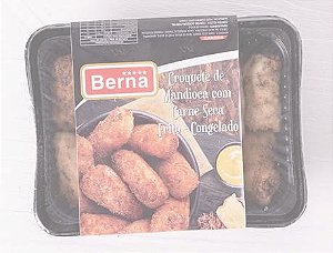 Croquete Mandioca com Carne Seca - 380g  - Berna