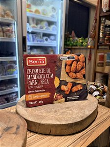 Croquete Mandioca com Carne Seca - 380g - Berna