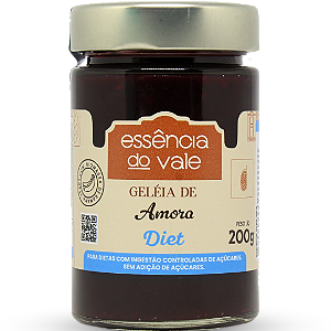 Geleia Diet - Amora - 200g - Essência do Vale