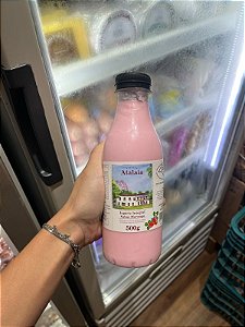 Iogurte Integral - Morango - 500ml - Fazenda Atalaia