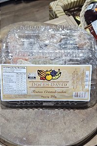 Frutas Cristalizadas - 250g - Doces David