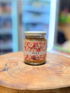 Geleia Orgânica e Biodinâmica Zero Açúcar - Maçã - 250g - Verde Oliva