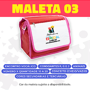 Maleta 03 - Kit com 30 Pastas (Sem estratégia)
