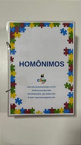 BLOCO PEDAGÓGICO - HOMÔNIMOS