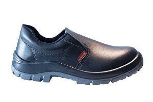 Sapato  Elástico MICROFIBRA Preto Kadesh c/ Biqueira de PVC