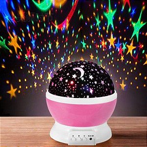 ABAJUR PROJETOR DE ESTRELAS LINTIAN LT-8001