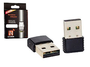 ADAPTADOR RECEPTOR WIRELESS USB WIFI PC BGN-802.11 150 MBPS