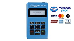 MAQUINA DE CARTÃO CREDITO E DEBITO MERCADO PAGO D150 POINT MINI BLUETOOTH