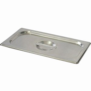 Tampa Pequena Em Inox 33x18 Para Cuba Gn Servir Buffet