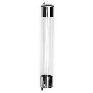 Dispenser Suporte de Copos de Agua 180/200ml Cristal Inox