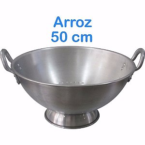 Escorredor de Arroz de Alumínio Linha Hotel 50cm