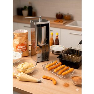 Masseira de Churros Inox Fuso Profissional