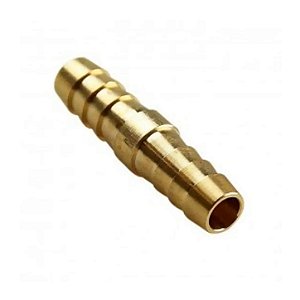 Conexão Gás Emenda 3/8 BM e 3/8 BM em Latão