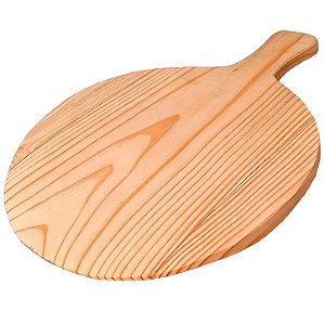 Pá De Pizza Profissional Em Madeira Clara 36cm X 50cm Enfornar Fornear Desenfornar Pizza