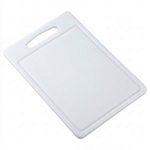 Tabua De Corte Placa 30x20cm Polietileno Branco