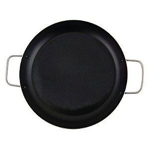 Panela de Alumínio Tacho Paella 28 cm de Diâmetro Antiaderente Teflonada