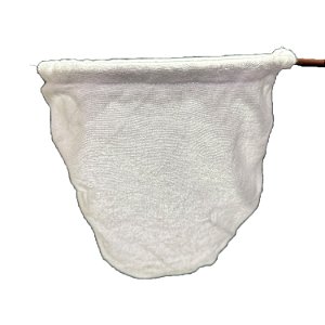 Coador Filtro de Pano 20x25cm Para Café Caipira Tipo Bar Dose Cabo Plástico 100% Algodão - Faz Mais de 5 Litros