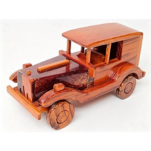 Carro Limusine Presidencial Em Madeira Artesanal - Decoração Ambientes Temáticos