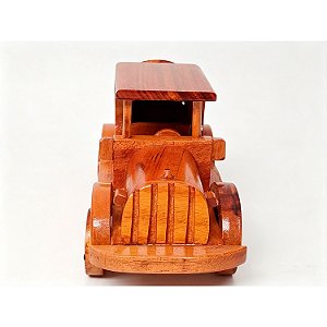 Calhambeque Em Madeira Artesanal Vintage 27cm - Decoração Ambientes Temáticos