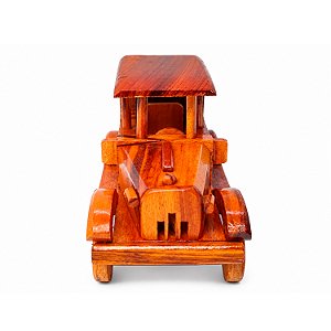 Carro Limusine Presidente em Madeira Artesanal, Decorativo, Vintage