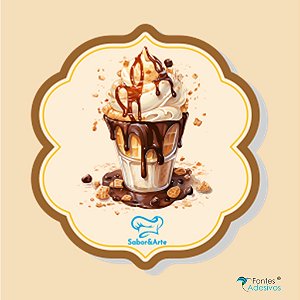 Rótulo BOPP Branco 63x63 mm