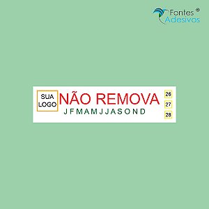 Etiqueta Casca de Ovo 10x40 mm