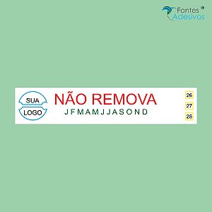 Etiqueta Casca de Ovo 10x50 mm