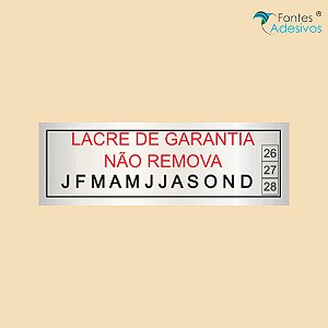 Etiqueta Void - 10 x 50 mm