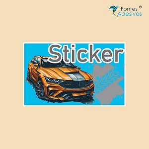 Sticker Personalizado - 50 x 80 mm