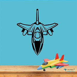 Adesivo Decorativo Avião Militar