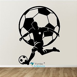 Adesivo Decorativo Jogador de Futebol