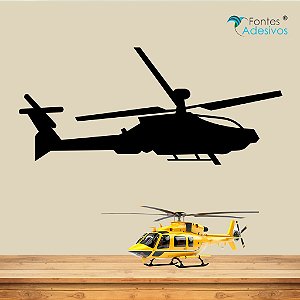 Adesivo Decorativo Helicóptero