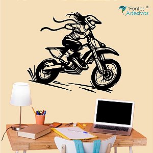 Adesivo Decorativo Motocross