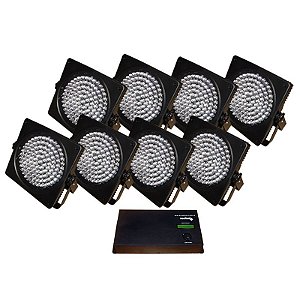 Kit neo led spot system 8 dmx