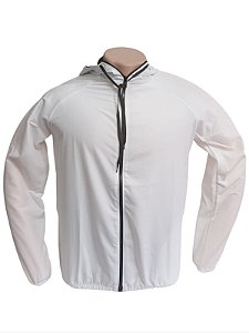 Corta Vento Lisa com Capuz BRANCO