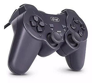 Controle Joystick Knup Kp-cn701/s Preto PC e Notebook USB
