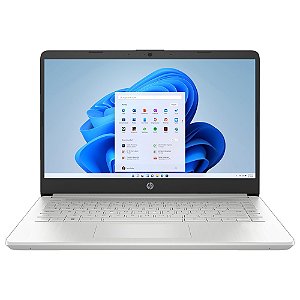 Notebook HP 14-DQ5009NR Intel Core i3 1215U Tela HD 14" / 8GB de RAM / 256GB SSD - Prata