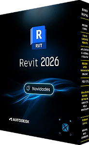 Autodesk Revit 2026 / Desenvolvido para Modelagem de Informações de Construção / Midia Digital