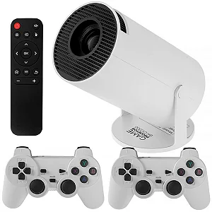 Projetor BAK BK-GYJ300 com HDMI USB Bivolt - Branco